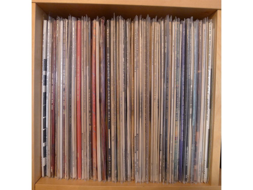 Jazz LPs Mostly From 1960's, Original Issues, Heavy Vinyl, Deep Groove  66 LP Records (61 Titles)