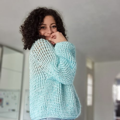 Nuage Sweater Crochet Pattern: Cozy Elegance for All Sizes