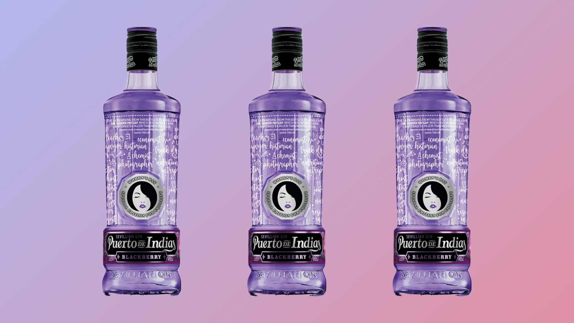Puerto De Indias Release Special International Women’s Day Gin Addressing The Gender Pay Gap