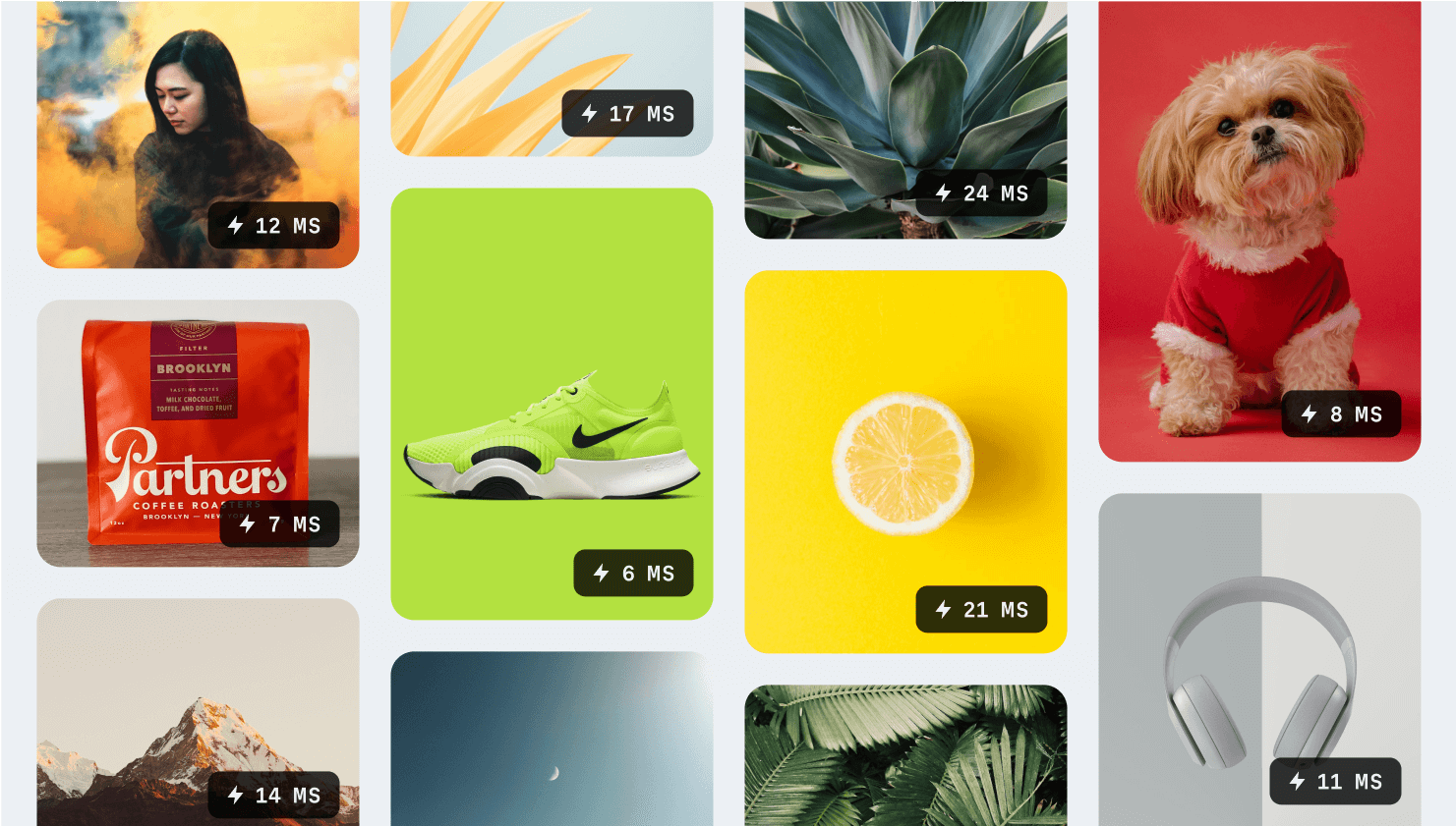 Fast loading mockup