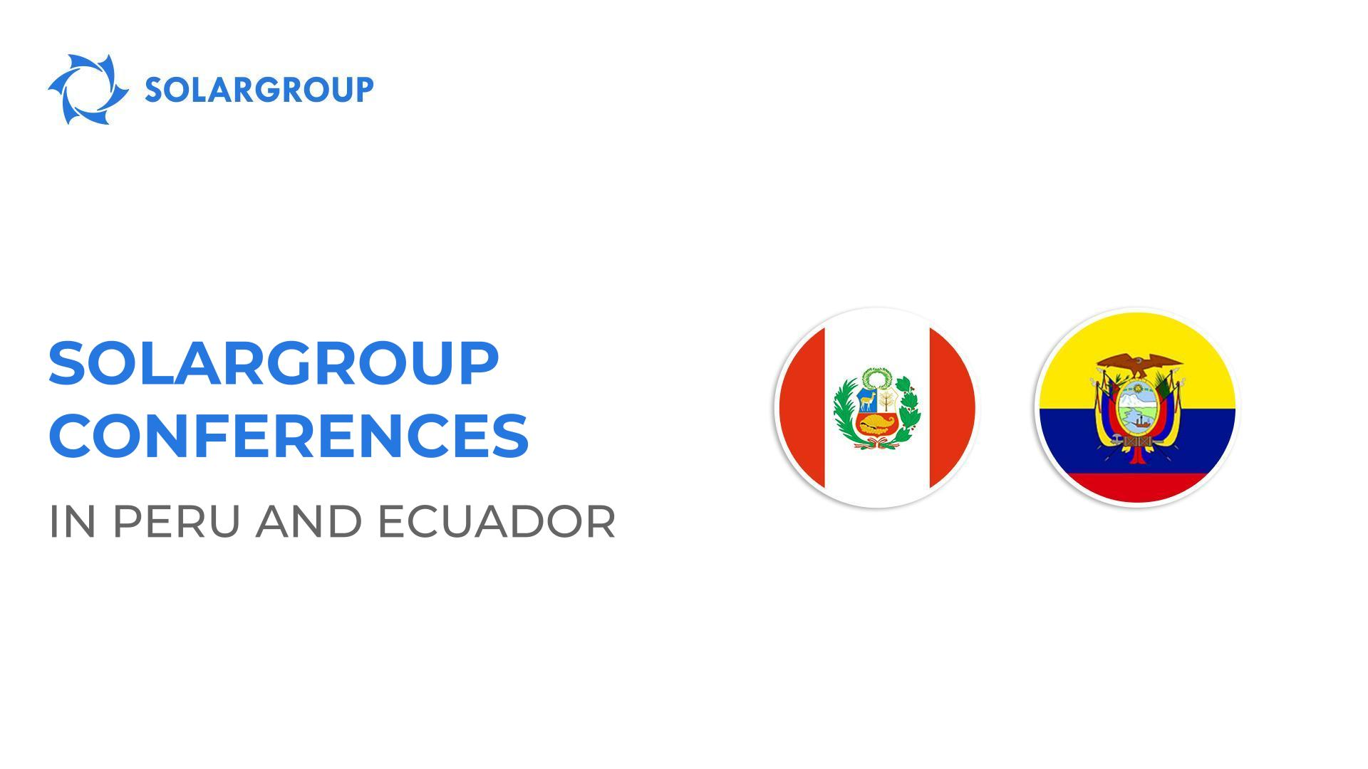 Latin America: the tour of SOLARGROUP conferences continues