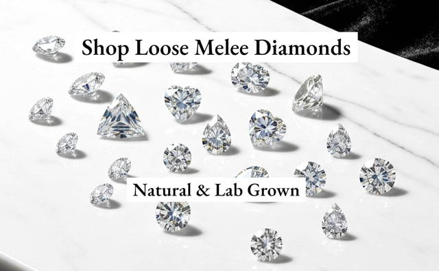 Shop loose melee diamonds. Smaller size natural and lab grown diamonds. Order online at Pobjoy Diamonds