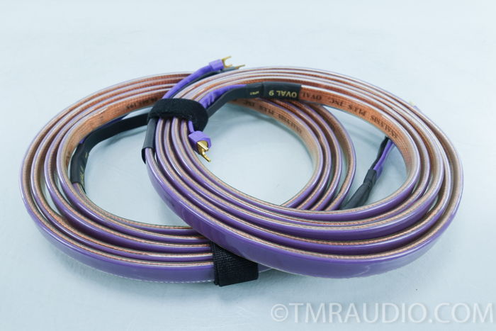 Analysis Plus Oval 9  Speaker Cables; 12' Pair; Spades ...