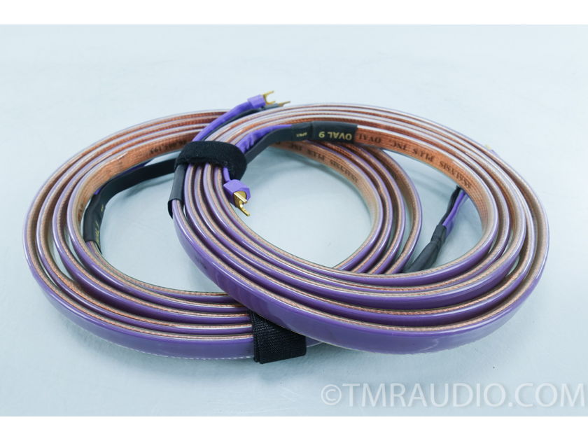 Analysis Plus Oval 9  Speaker Cables; 12' Pair; Spades (9146)