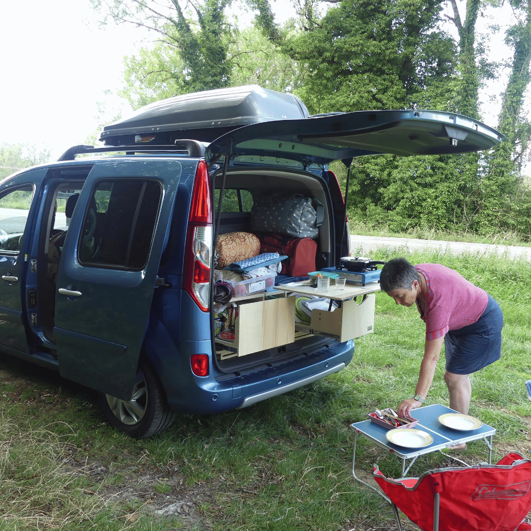 Kangoo maxi aménagé camping car on sale