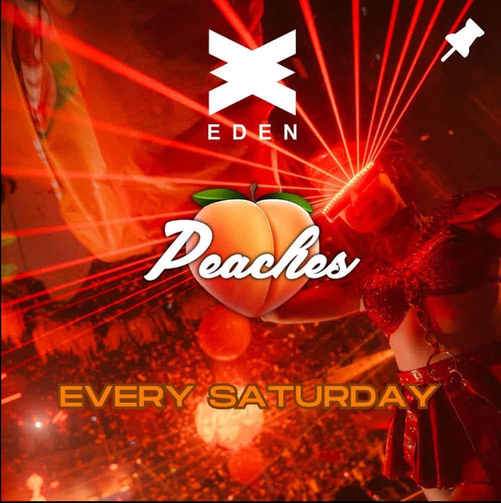 EDEN IBIZA party Peaches tickets and info, party calendar Eden Ibiza club ibiza