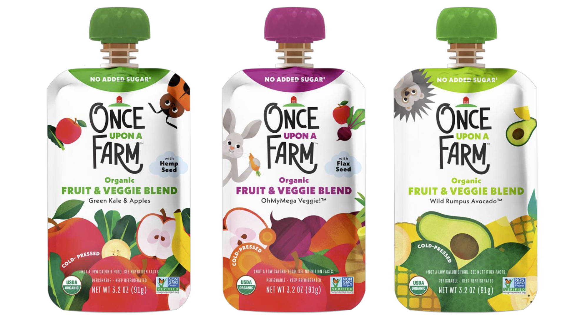 Once Upon a Farm Is A Leader In The Kid's Nutrition Space | Dieline ...
