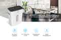 BONSEN 8-Sheet Anti-Jam Cross-Cut Paper Shredder S3101-White