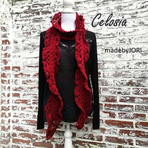 Celosia kanten sjaal met een twist (NL)