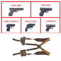 Dinosaurized | shoulder holster concealed carry | underarm gun holster | glock 43 minimalist holster | glock 19 shoulder holster | Praetorian shoulder & Belly holster | underarm holster | shoulder holster 1911 | shoulder carry holster|  100% concealed | Best holster for seated draw | Best holster for police officers | police shoulder holster||shoulder holster revolver | shoulder holster for revolver | shoulder holster for concealed carry | shoulder gun holster | Best holster for drivers | best women's shoulder holster |