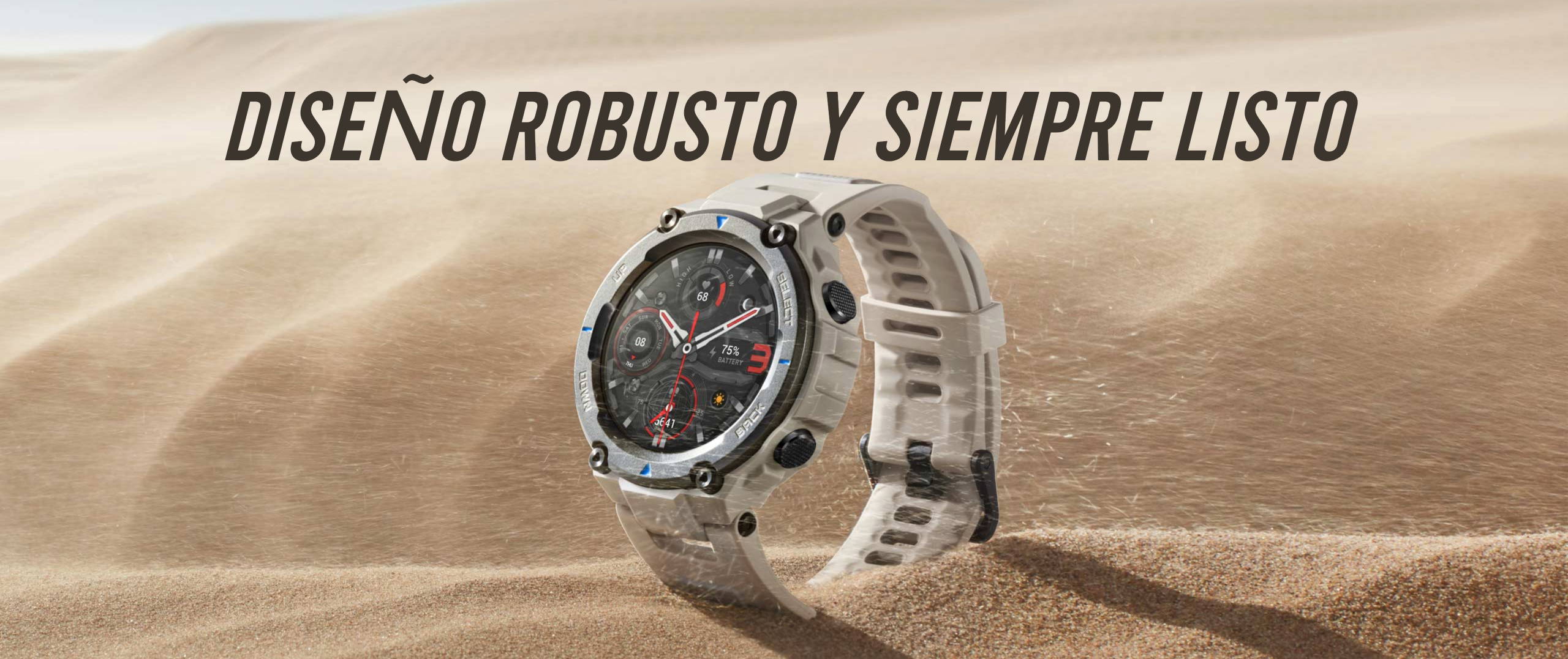 Amazfit T-Rex Pro - DISEÑO ROBUSTO Y SIEMPRE LISTO