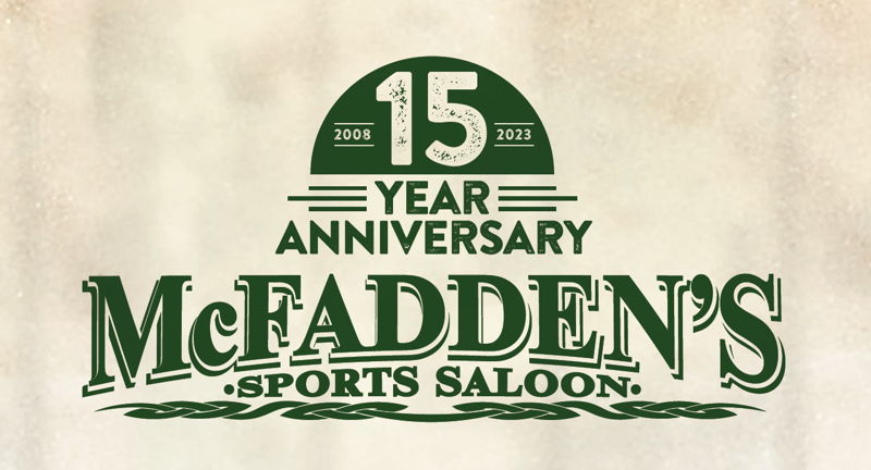 McFadden's 15-Year Anniversary Weekend 
