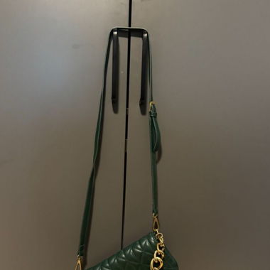 Tasche aus Leder in grün