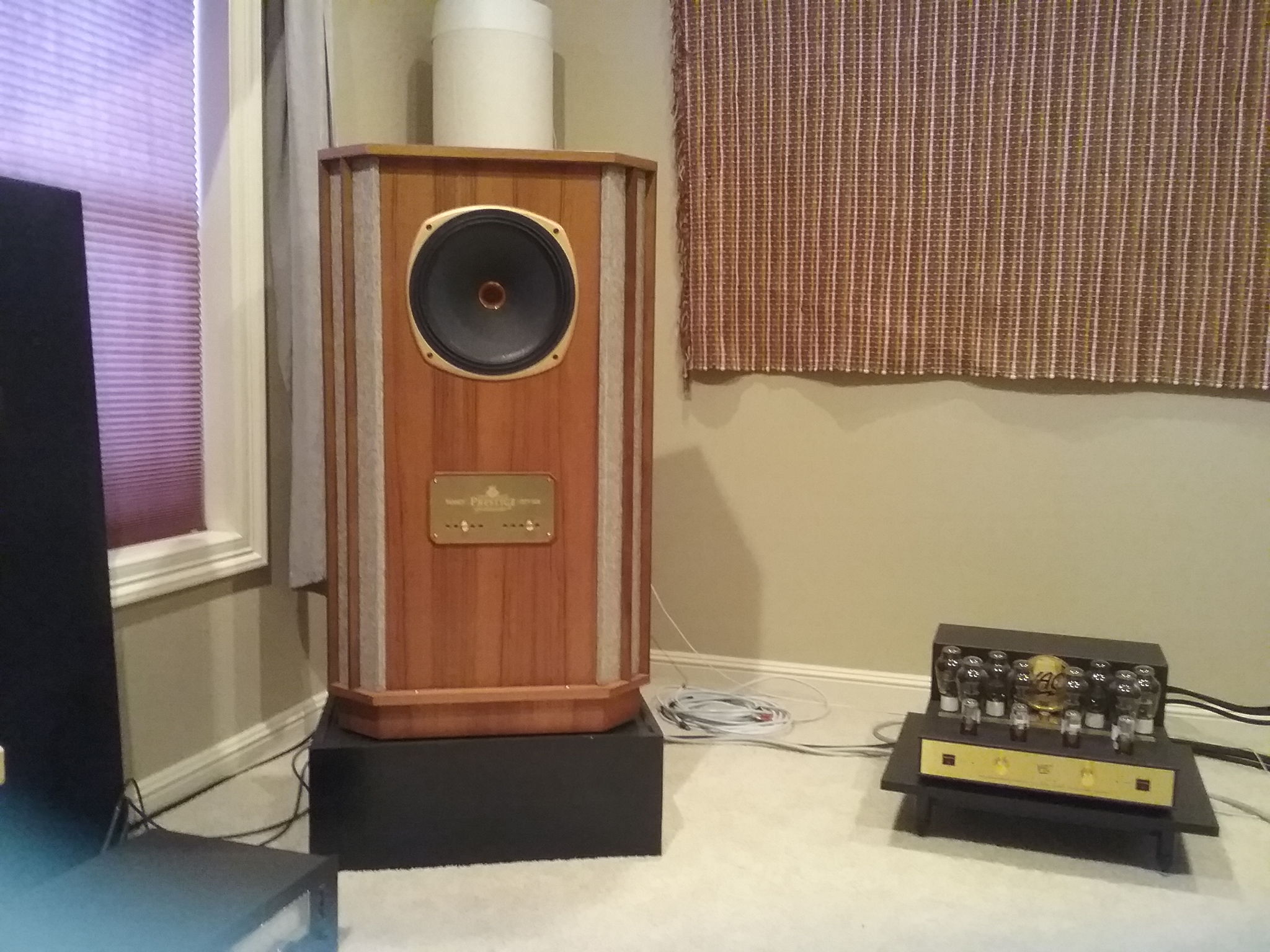 Tannoy Yorkminster on custom stands