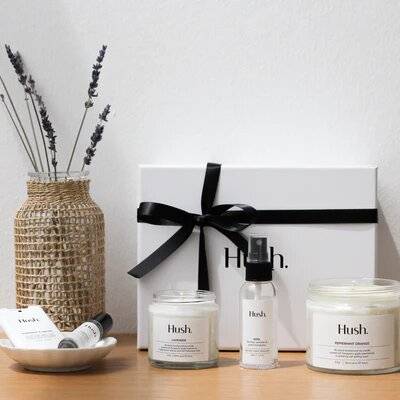 Shop Christmas Gifts Singapore. Christmas Gift Ideas 2020. Hush Singapore Candles and essential oils.  Gifts for the home.