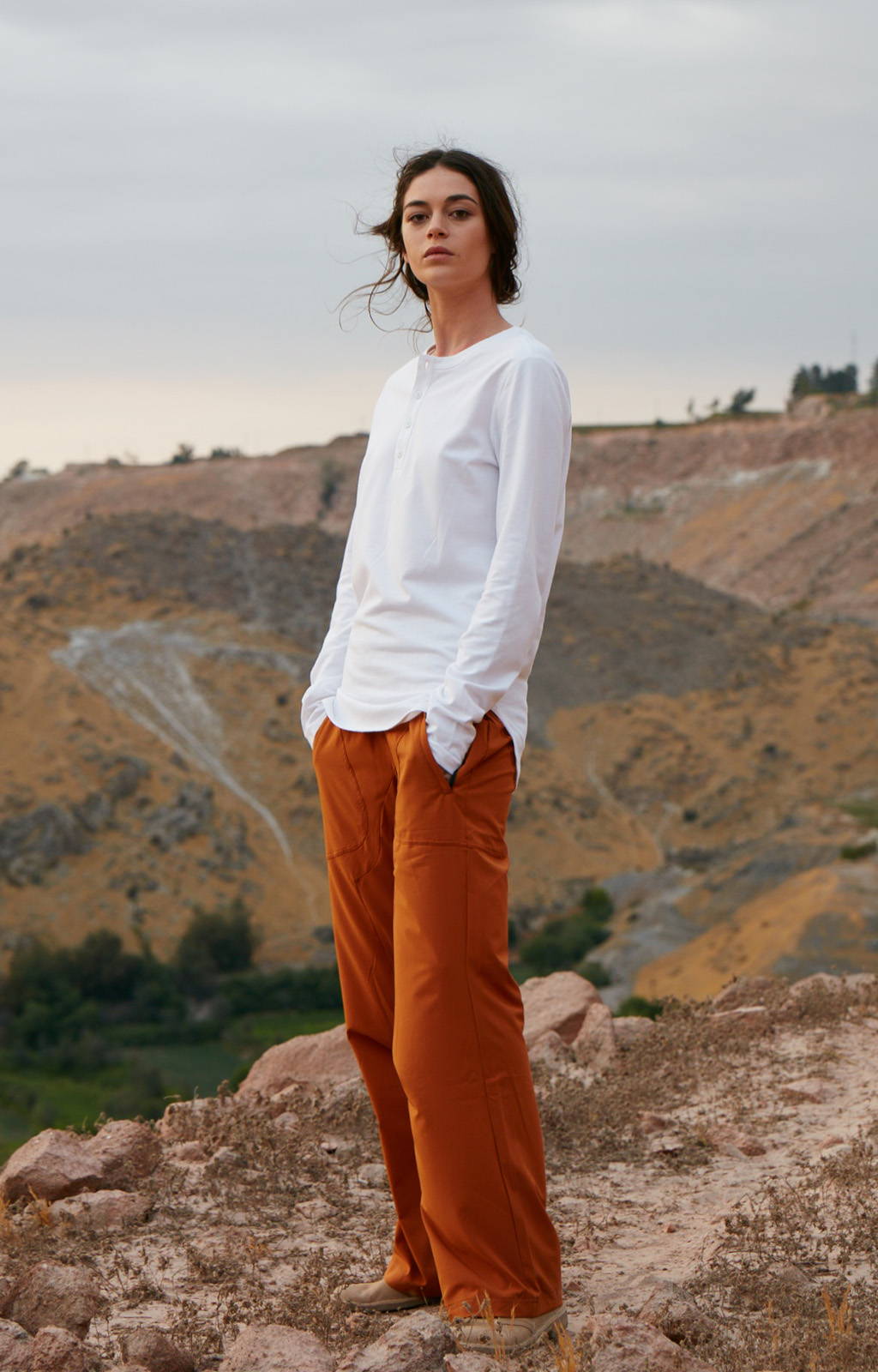 CONSCIOUS - INSANELY COMFY LONG HAUL FLIGHT PANT GINGER