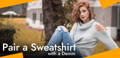 Pair a Sweatshirt with a White Denim