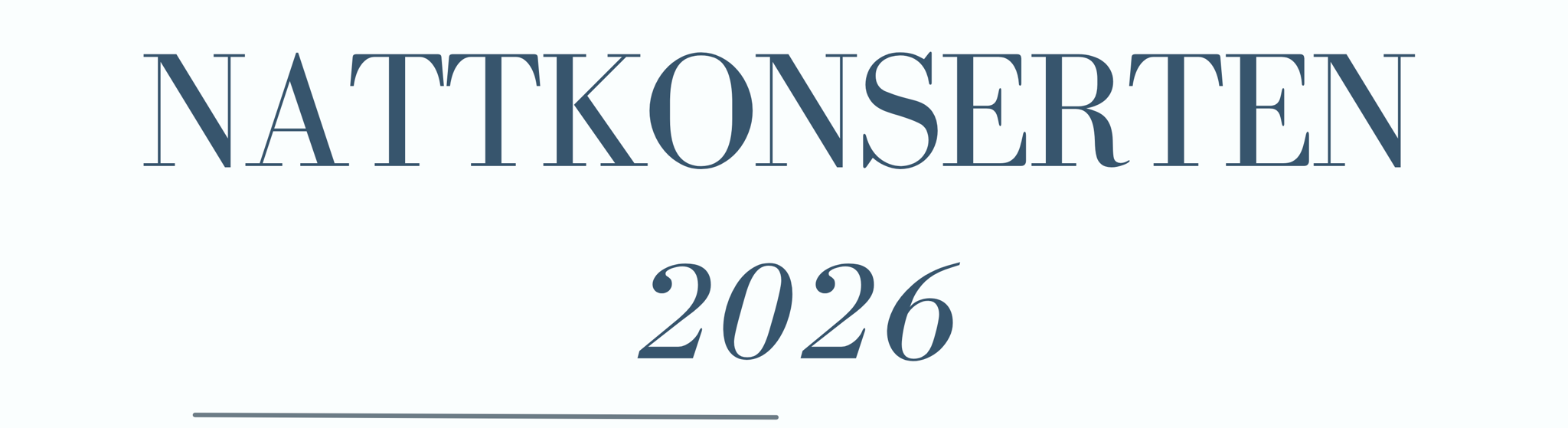 Nattkonsert 2026
