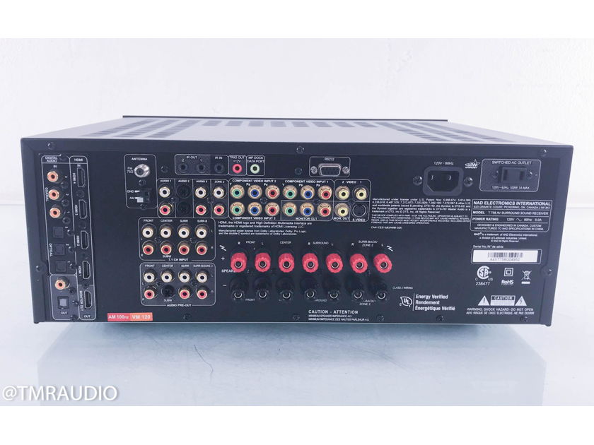 NAD T 758 7.1 Channel Home Theater Receiver (3 broken RCA jacks) (11275)