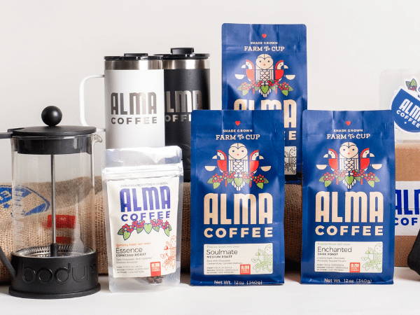 all of alma coffees great offerrings