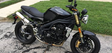 2007 TRIUMPH SPEED TRIPLE motorcycle for rent near Hightstown, NJ