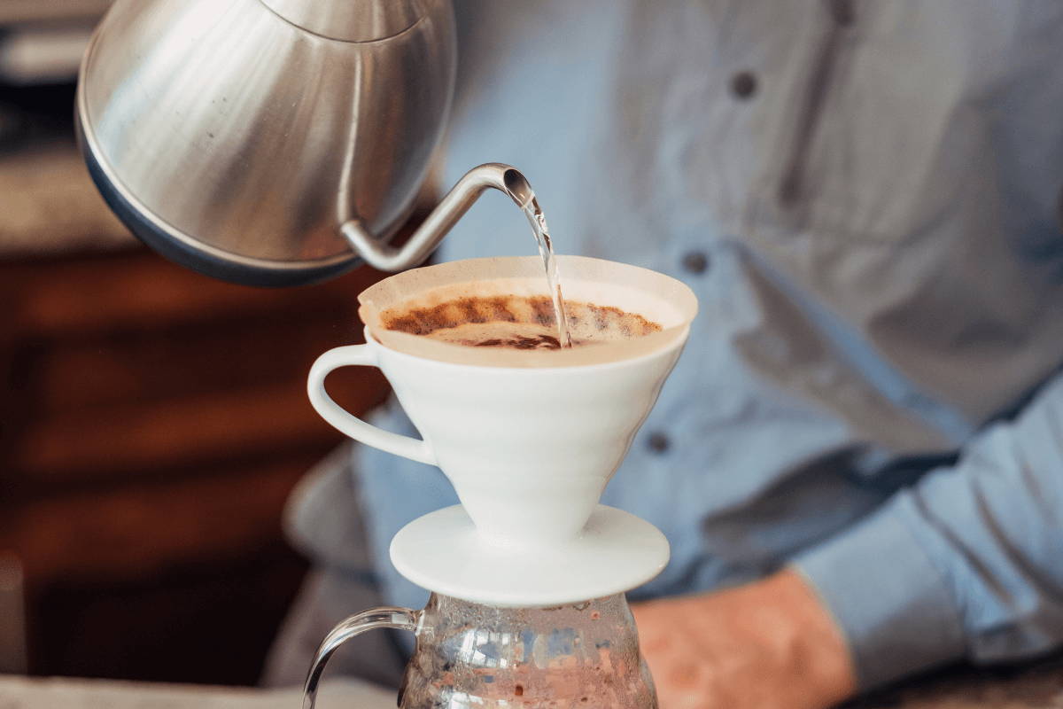 Pour over coffee. 