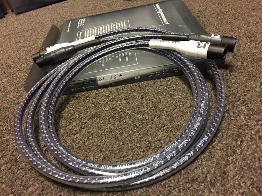 Analysis Plus Solo Crystal Oval  Interconnects, 1.5m XLR