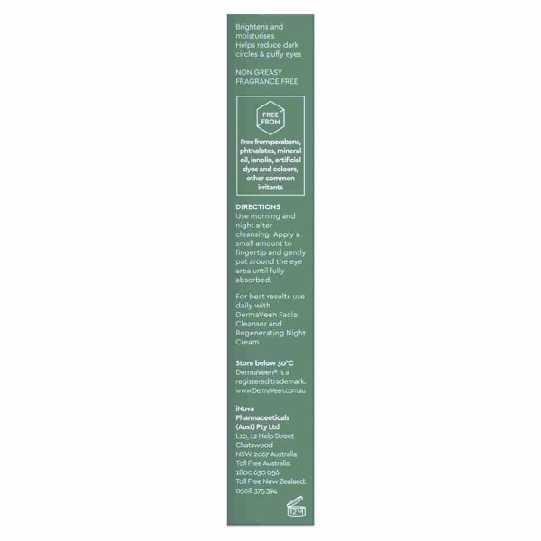 Dermaveen Moisture Bright Eye Cream 15Ml - Image 6