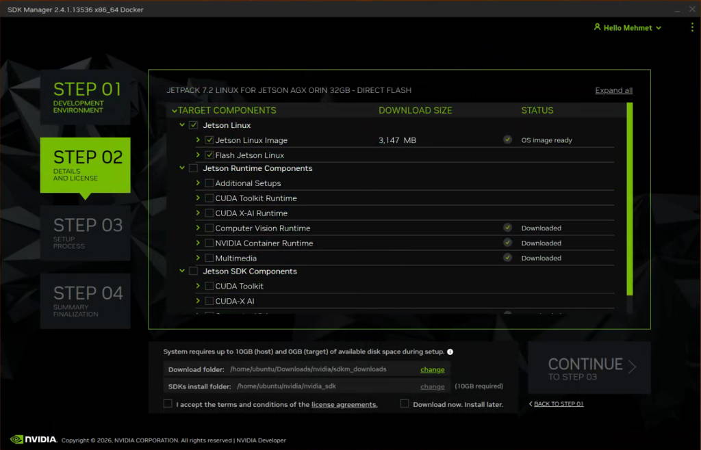 SDK Manager step-2