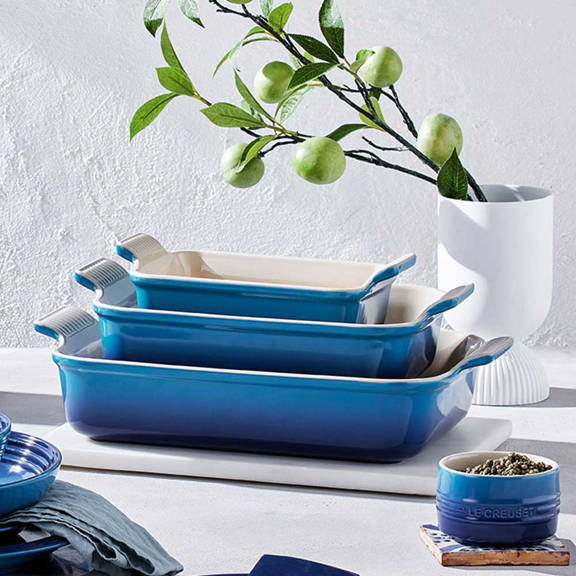 Le Creuset Azure Bakers | Minimax
