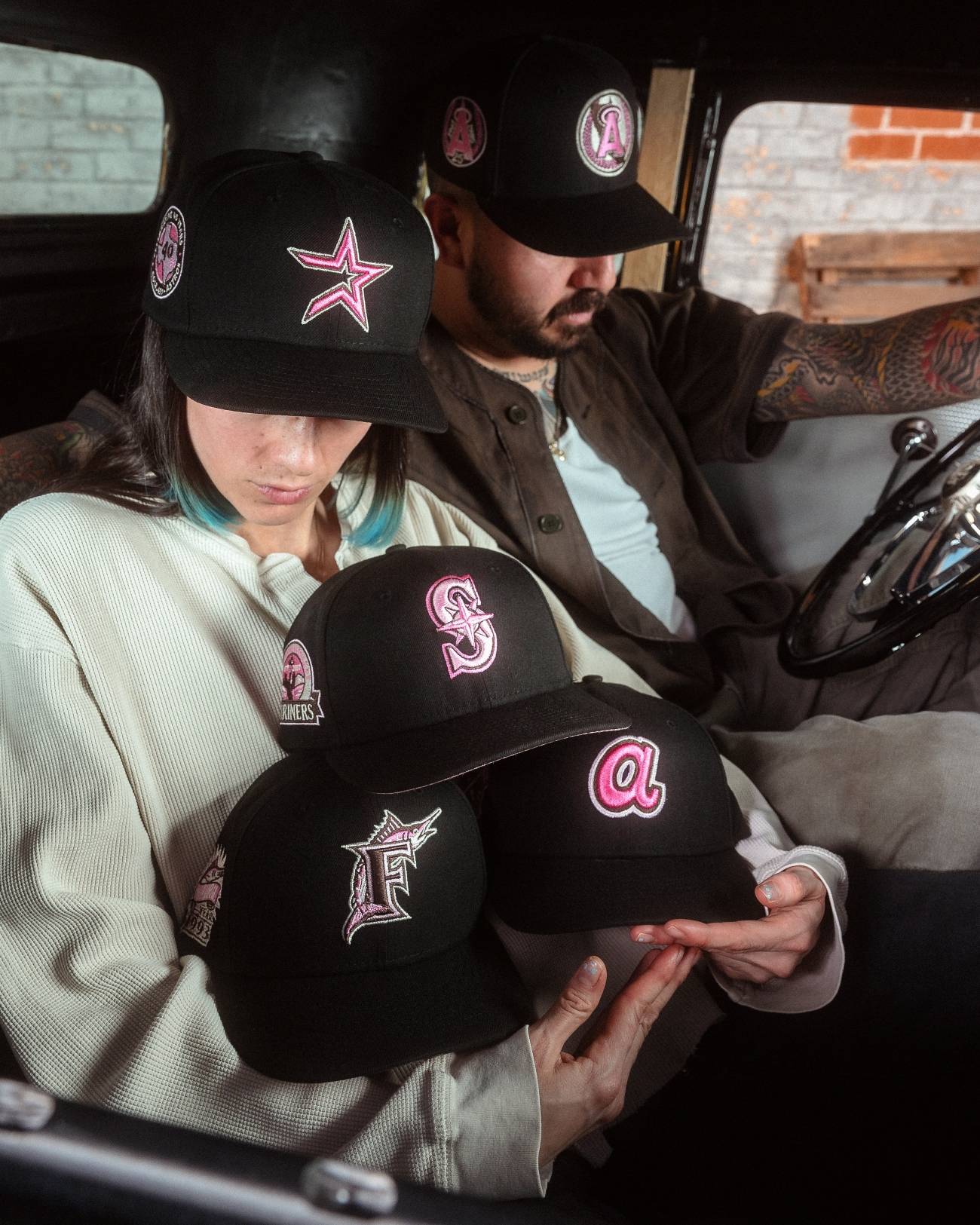 New Era Chicago Bulls 'Strawberry Grape' 9FORTY A-Frame Snapback Pink/