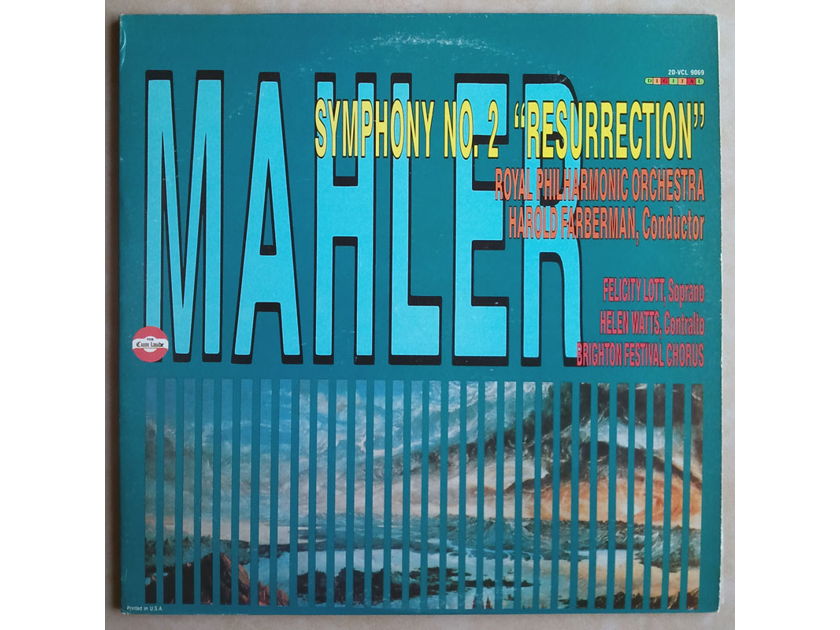 Vox Digital/Harold Farberman/Mahler - Symphony No.2 "Resurrection" / 2-LP set / NM