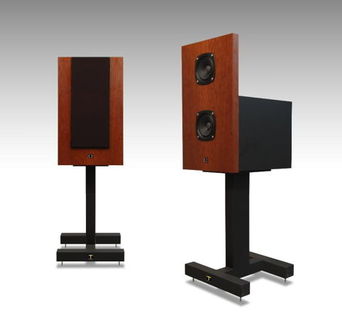 The actual speakers.  Stands NOT included.