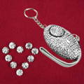 white-silver-rhinestone-panic-alarm-defensive-keychain