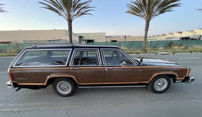 1987 ford country squire lx wagon place bid image