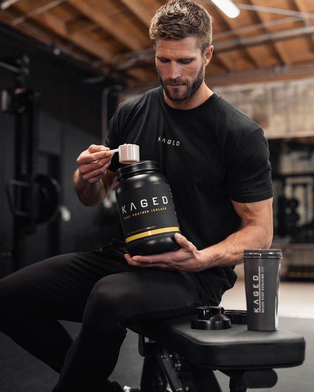 Whey Protein Isolate by Kaged instagram