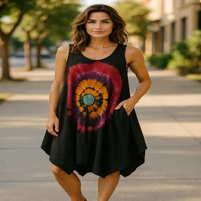 Kaftan Summer Dress - Plus Size 