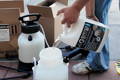 Two coats of Transgel applied with airless sprayer