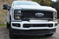 2023 2024 white chevrolet colorado with behind grille 30in light bars white and amber