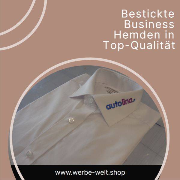 Personalisierte Hemden mit Namen und Logo Besticken – Jetzt Bestellen