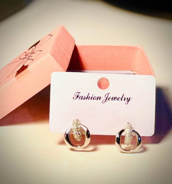 Silver-O-Huggies Earrings
