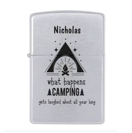 a classy custom windproof durable high-quality Pocket Lighter is one of the best gift for anyone who loves camping