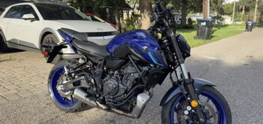 2024 YAMAHA MT-07 motorcycle for rent near Orlando, FL