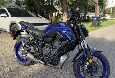 2024 YAMAHA MT-07 motorcycle for rent near Orlando, FL