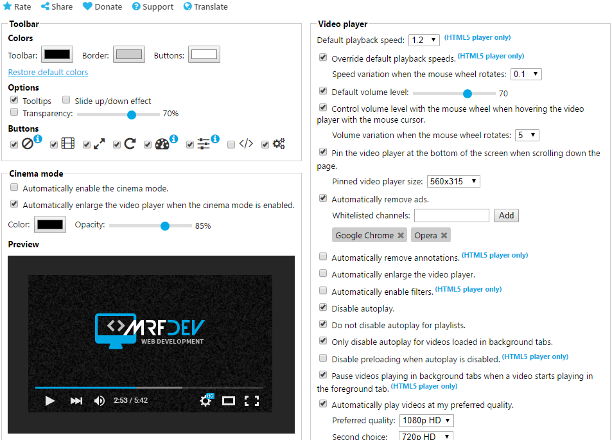 Enhancer For Youtube Review Slant