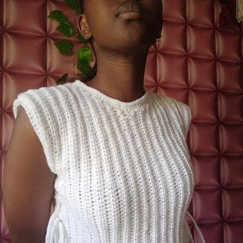 Ribbed Crochet Top