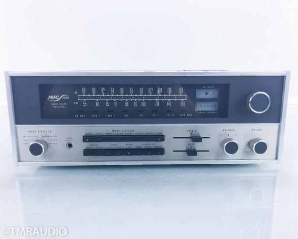 McIntosh MAC1900 Vintage Stereo Receiver MAC-1900; MM P...