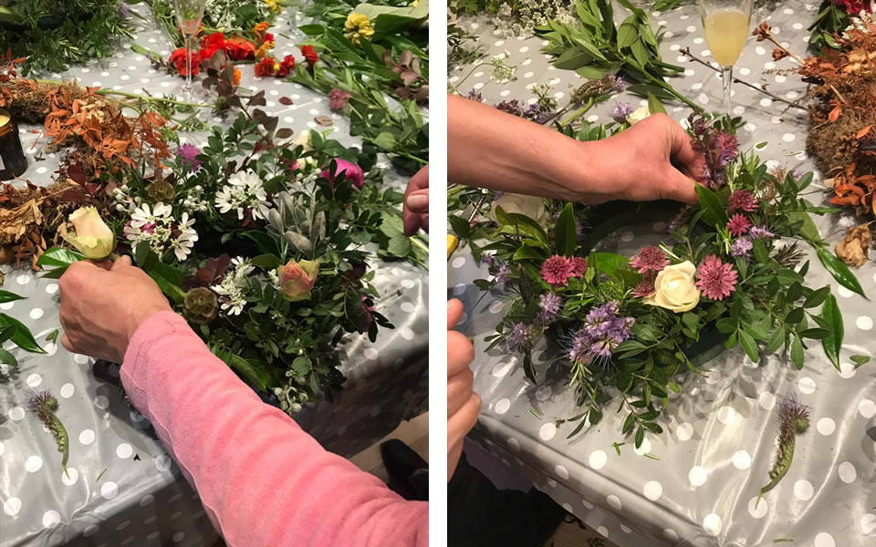 Hedgerow & Bloom Wreath Making Workshop 