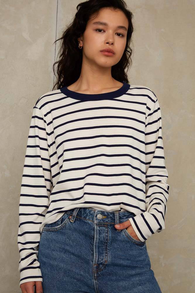 Sustainable striped shirt 