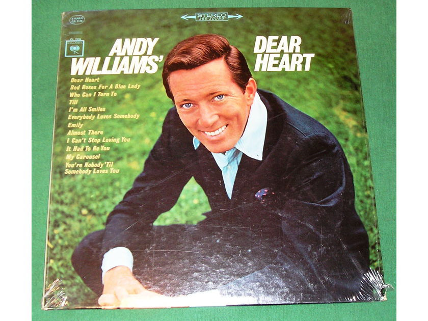 ANDY WILLIAMS - DEAR HEART -  - 1965 COLUMBIA 360 STEREO CS-9138   * NEW/SEALED *